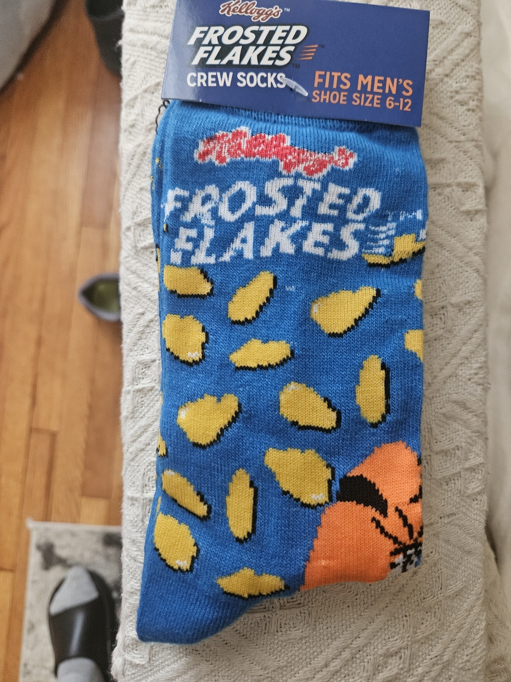 Kellogg's Frosted Flakes Blue Crew Socks - Men's